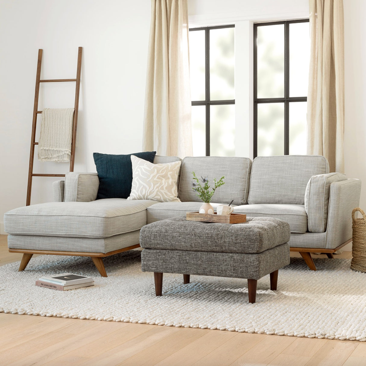 ARTICLE - Timber Left Sectional (Rain Cloud Gray)