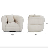 ARTICLE - Quinn Swivel Lounge Chair (Nouna Pearl)