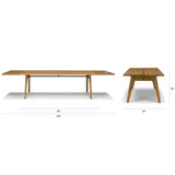ARTICLE - Madera Solid Wood Extendable Dining Table (Oak)