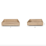 ARTICLE - Lenia Underbed Storage Set (White Oak)