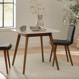 ARTICLE - Vena Cafe Table (Marble/Walnut)