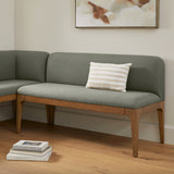 ARTICLE - Rosin Armless Banquette (Smoked Oak & Welsh Green)