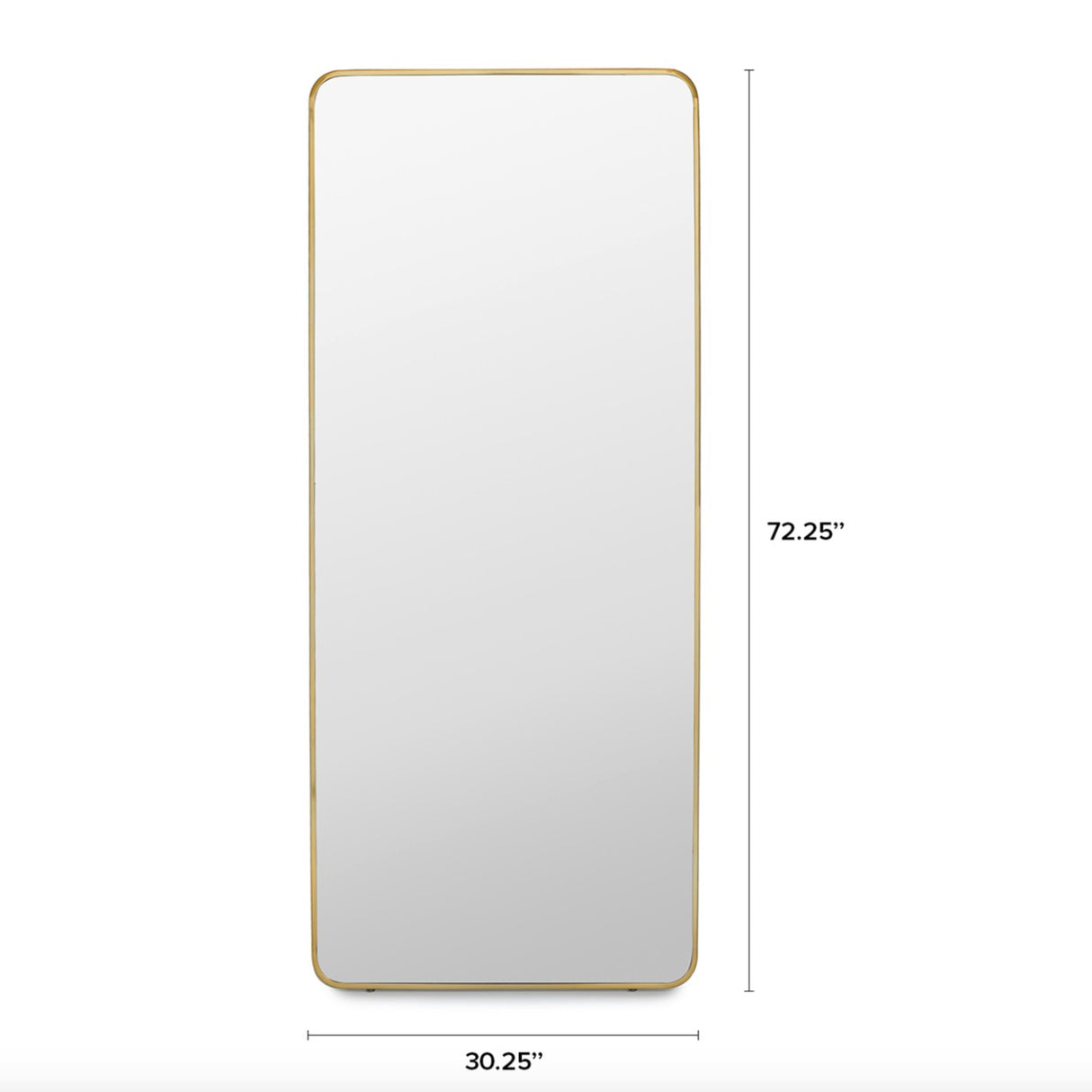 ARTICLE - Mansfield Floor Mirror (Brass)