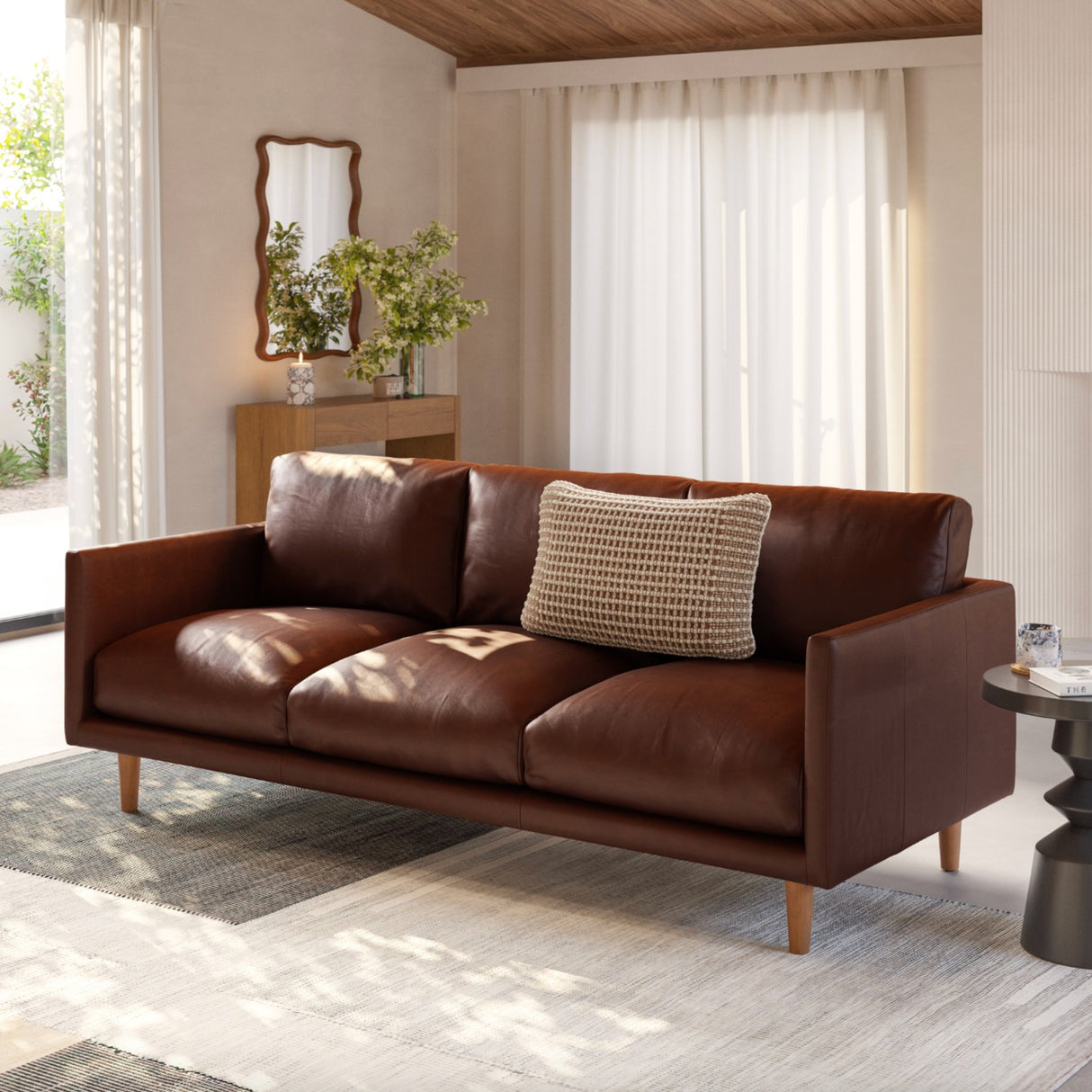 ARTICLE - Nirvana Leather Sofa (Indiana Brown)