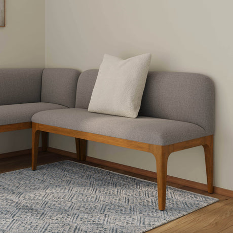 ARTICLE - Rosin Armless Banquette (Smoked Oak/Gray)
