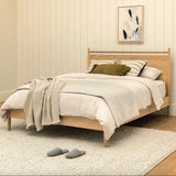 ARTICLE - Lenia Queen Panel Bed (White Oak)