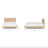 ARTICLE - Lenia Queen Panel Bed (White Oak)