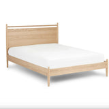 ARTICLE - Lenia Queen Panel Bed (White Oak)