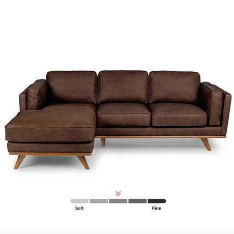 Timber Sectional w/ Chaise (Charme Chocolate)