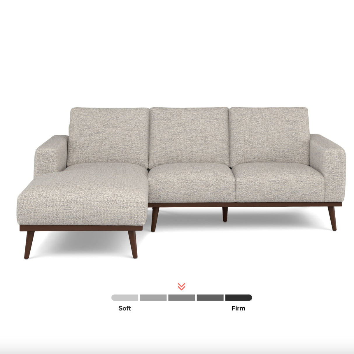Rhett Sectional w/ Chaise (Pepper Ivory)