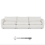 Leigh 3pc Sectional (Silver Performance Fabric)