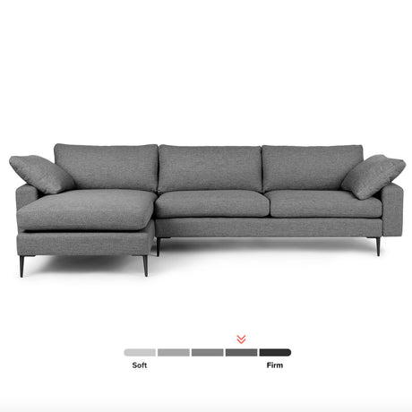 Nova Reversible Sectional (Gravel Gray)