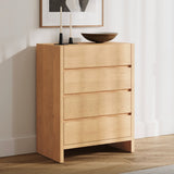 Leif 4-Drawer Chest (White Oak)