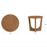Tovi Side Table (Smoked Oak)