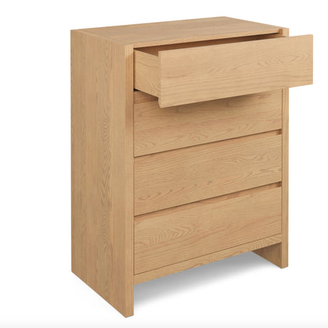 Leif 4-Drawer Chest (White Oak)