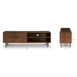 Nera Low Media Unit (Walnut)