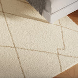 Polyester 5x8 Rug (Textured Ivory)