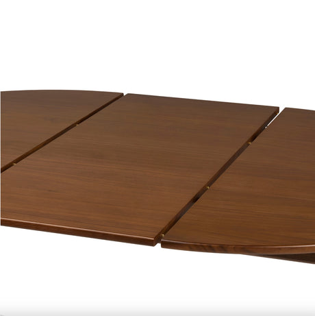 48"-67" Extendable Dining Table for 4-6 (Walnut)