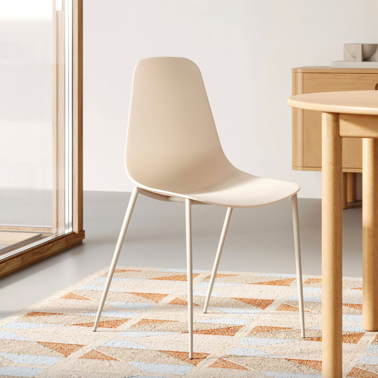MCM Dining Chair (Sandstone Beige) - Pull Up A Couch