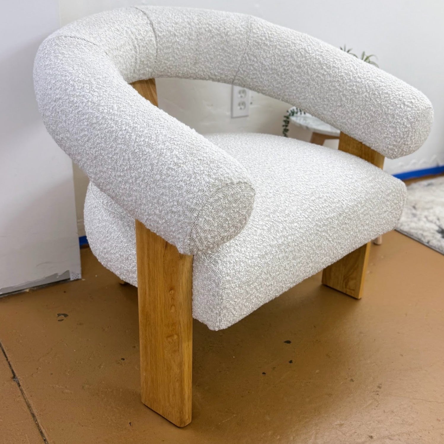 Winston MCM Lounge Chair (Bouclé)