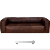 92" Genuine Leather Sofa (Indiana Brown) - Pull Up A Couch