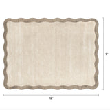9' x 12' Wavy Area Rug (Sand) - Pull Up A Couch