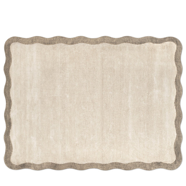 9' x 12' Wavy Area Rug (Sand) - Pull Up A Couch