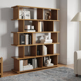 Tall Bookcase, 53" Wide (Smoked Oak) - Pull Up A Couch