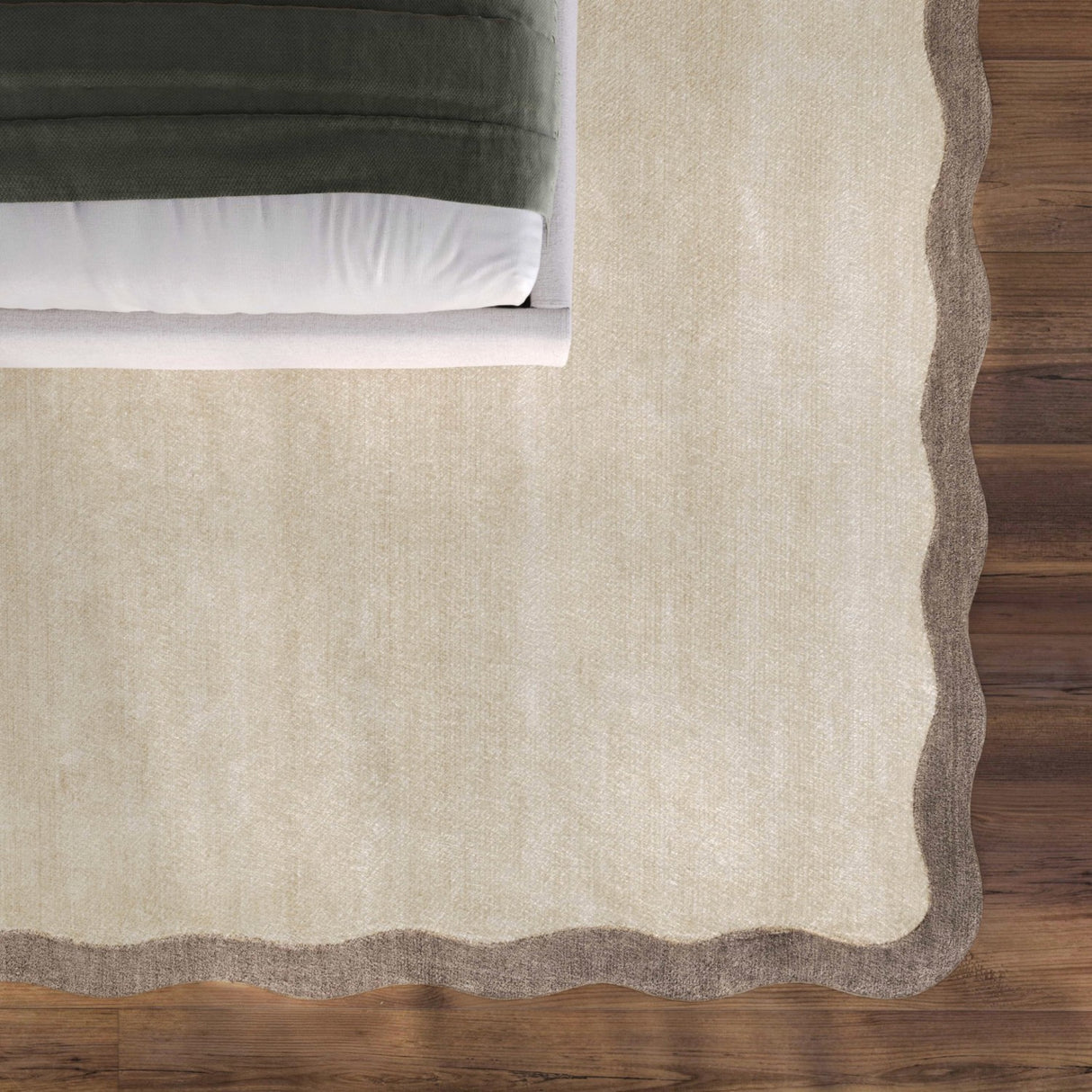 9' x 12' Wavy Area Rug (Sand) - Pull Up A Couch