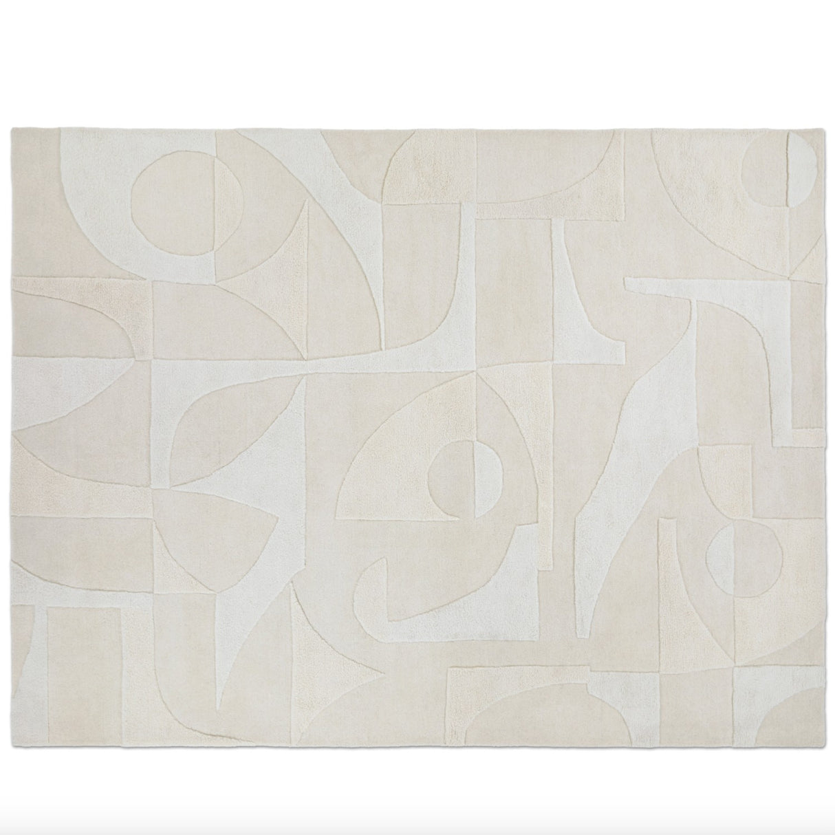 9' x 12' Textured Rug (Ivory) - Pull Up A Couch