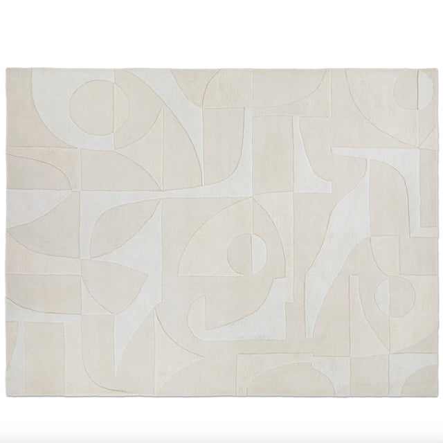 9' x 12' Textured Rug (Ivory) - Pull Up A Couch