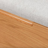 53" MCM-Style Bench (Oak/Everest Gray) - Pull Up A Couch