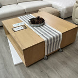 44" Square Coffee Table (White Oak) - Pull Up A Couch
