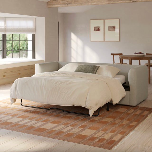 90" Sleeper Sofa (Clover Ivory) - Pull Up A Couch