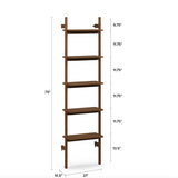 21" Wide Modular Shelving Unit (Walnut) - Pull Up A Couch