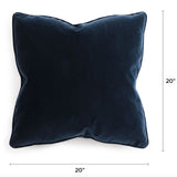 Velvet Pillow Set (Plush Cascadia Blue) - Pull Up A Couch