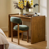 44" Wide Smoked Oak Desk (Adjustable Height) - Pull Up A Couch