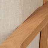 26" Lounge Chair (Oak/Welsh Taupe) - Pull Up A Couch