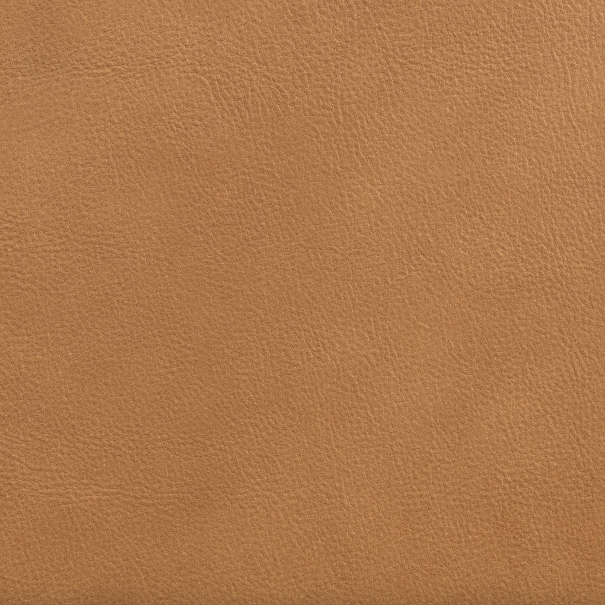 36" Round Leather Ottoman (Dakota Tan) - Pull Up A Couch