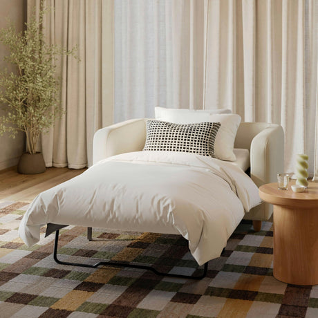 57" Sleeper Chair (Buckler Ivory)