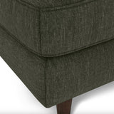 Tufted MCM Ottoman (Fir Green)