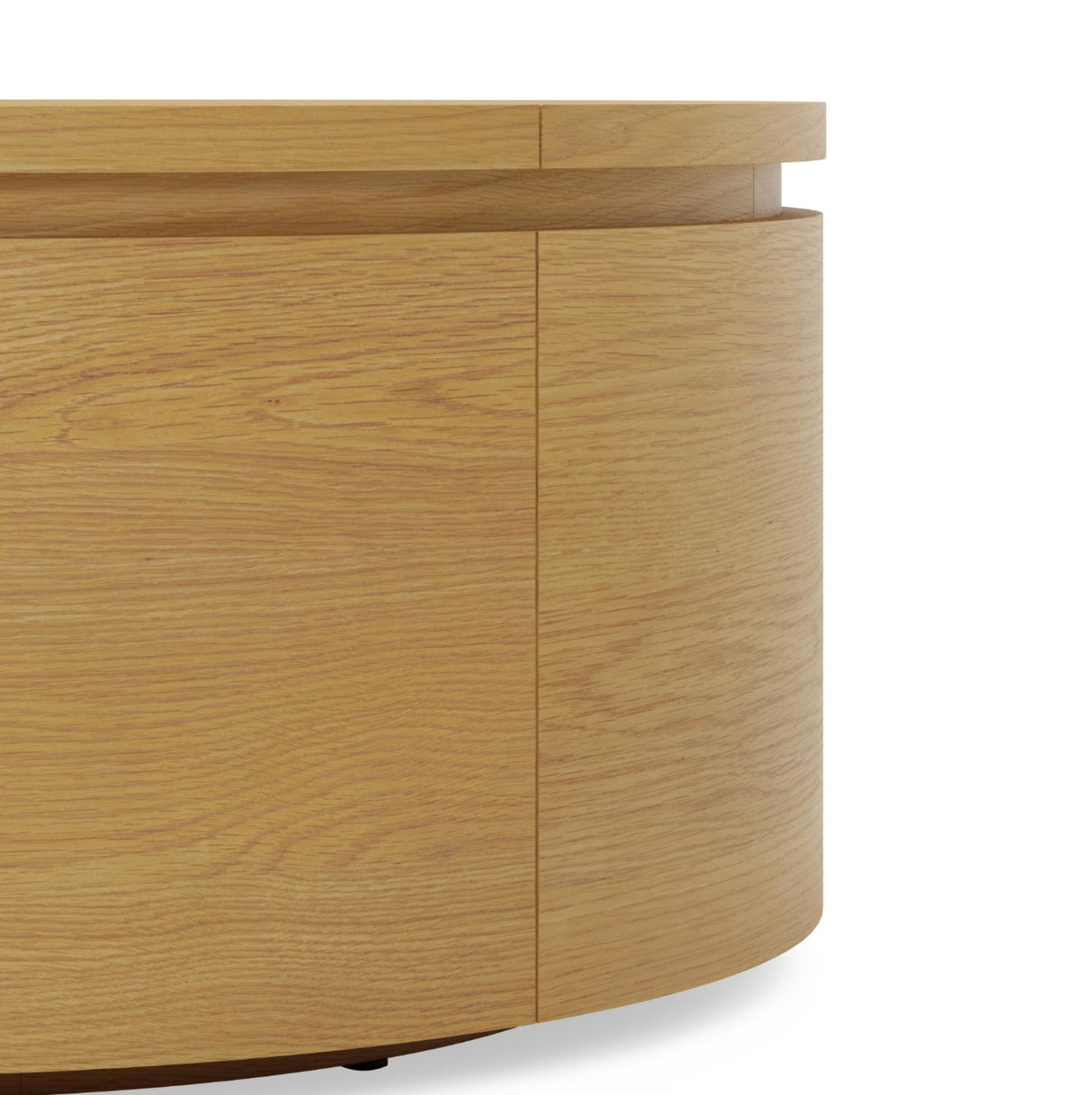 MCM-Style Storage Coffee Table (Natural Oak)