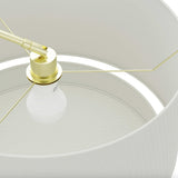 Large MCM-Style Floor Lamp (Brass)