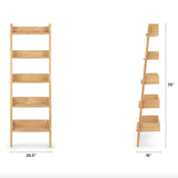Narrow Shelving Unit (Natural Oak)