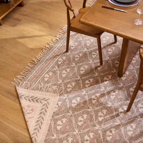 9' x 12' Reversible Area Rug (Olive Green/Beige)