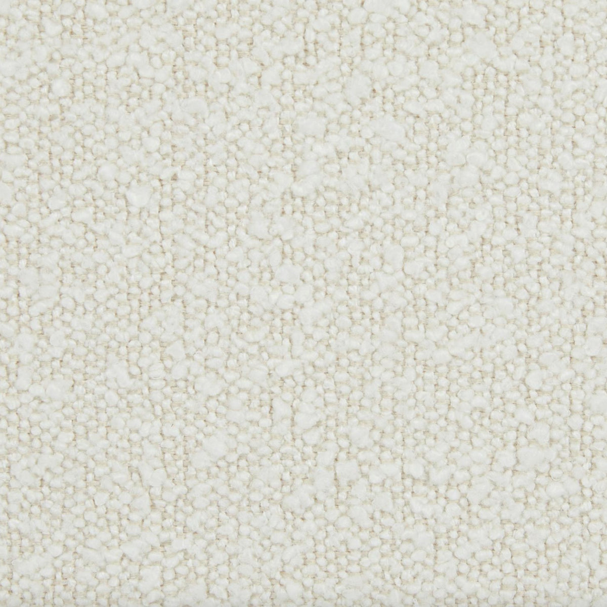 16" Round Ottoman (Ivory Bouclé)