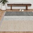 Article 8' x 10' Geode indoor outdoor rug with a modern, textured design in neutral tones on a floor setting.