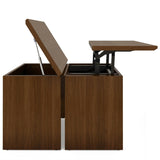 Storage Coffee Table w/ Lift-Top (Walnut)