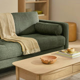 88" Tufted MCM Sofa (Fir Green)