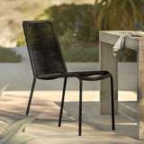 Stackable Outdoor Dining Chair (Ember Black)